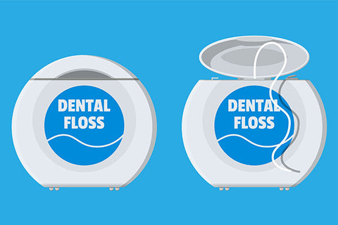 what is dental floss made of