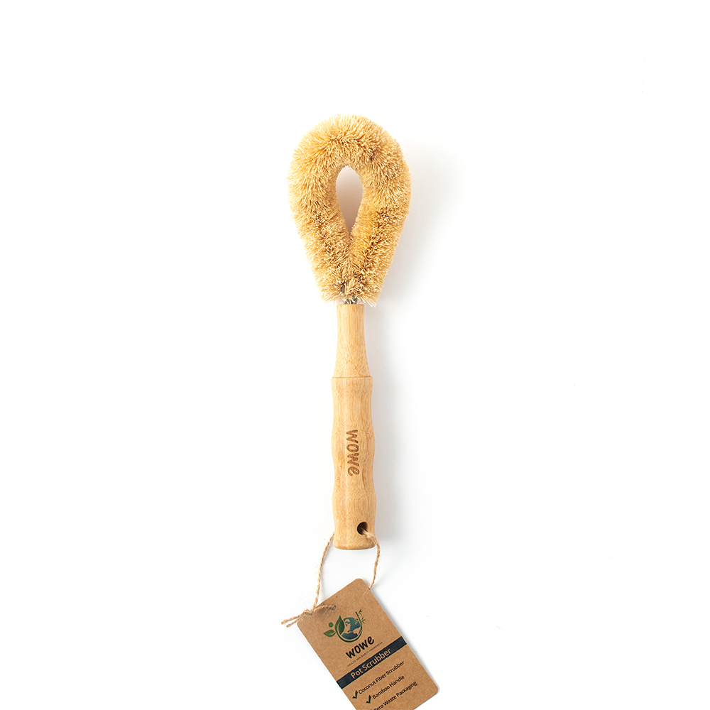 coconut fiber scrubber