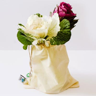 organic cotton muslin bag