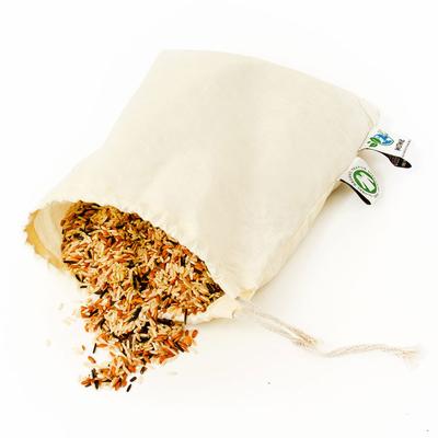 organic cotton muslin bag