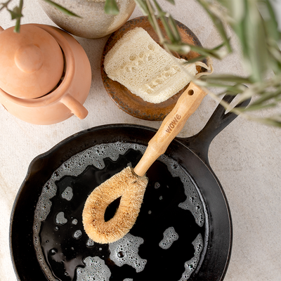 Natural Coconut Fiber Scrubber