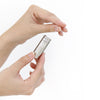 silk floss with stainless steel container