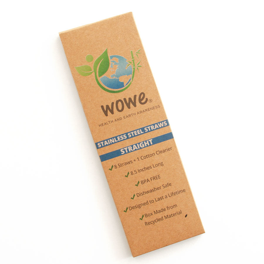 straight stainless steel straws