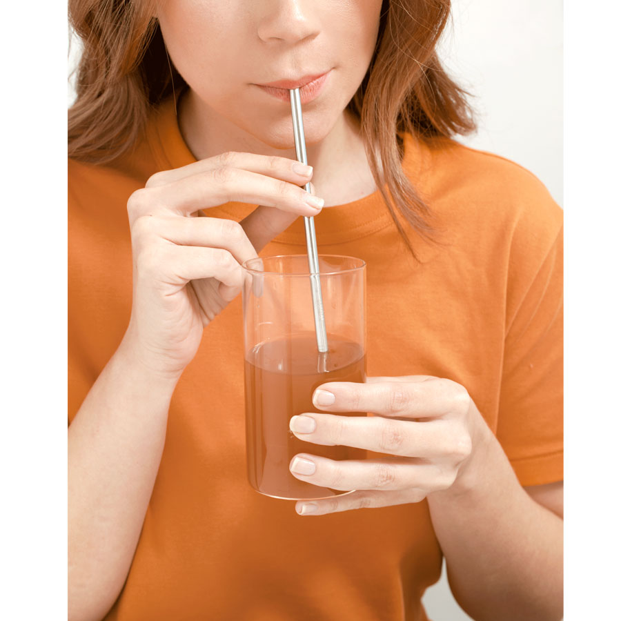 straight stainless steel straws